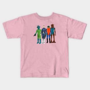 Kenner's Creature Gang (Blue) Kids T-Shirt